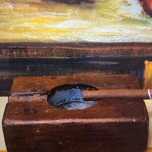 Reclaimed wood Cigar ashtray